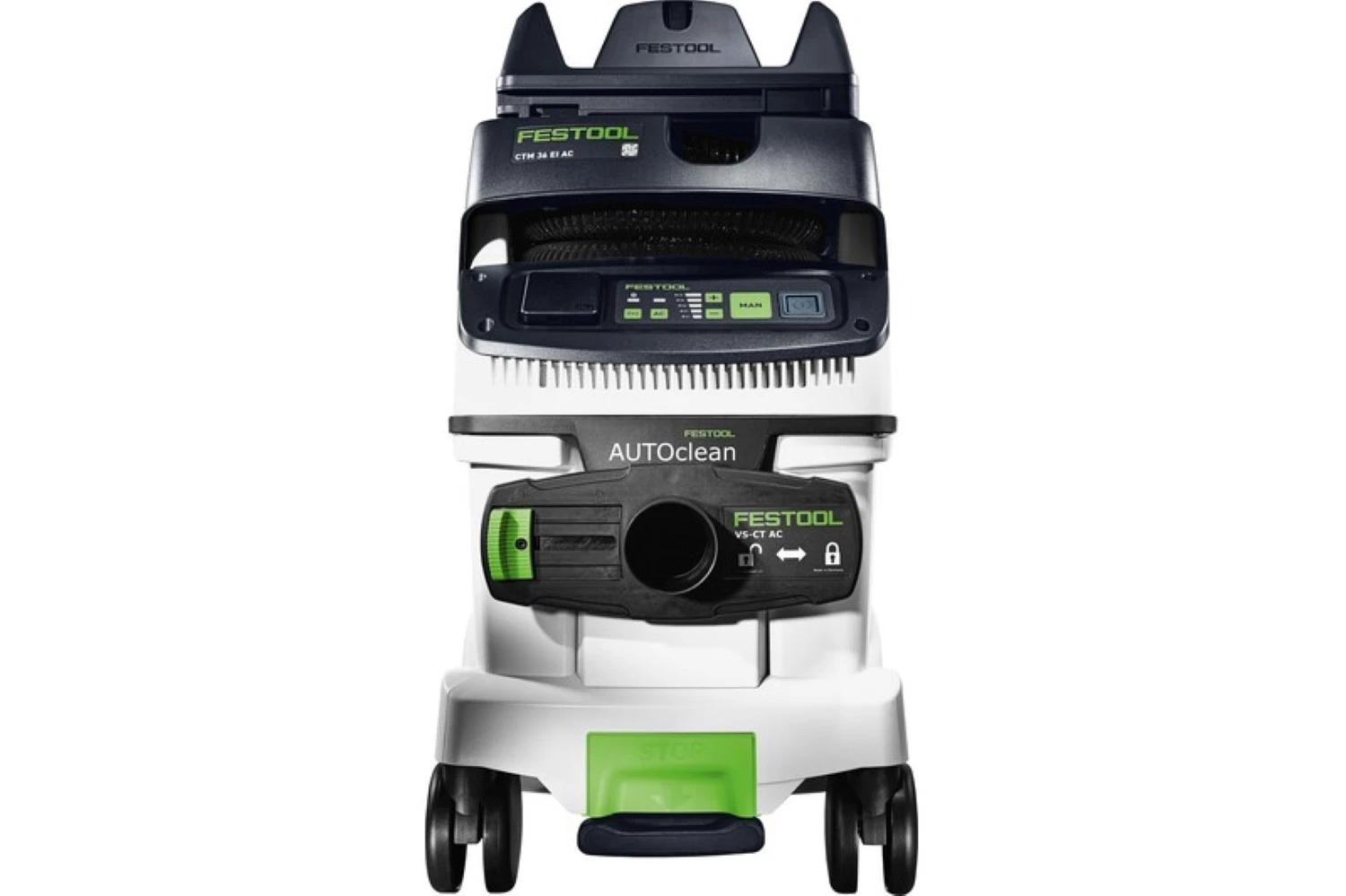 Festool CTM 36 EI AC-PLANEX Bouwstofzuiger - 1200W - Klasse M - 36L thumbnail 2