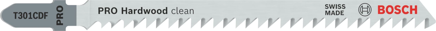 Bosch PRO T301CDF Hardwood Clean Decoupeerzaagblad - 117mm - Hout (5st)