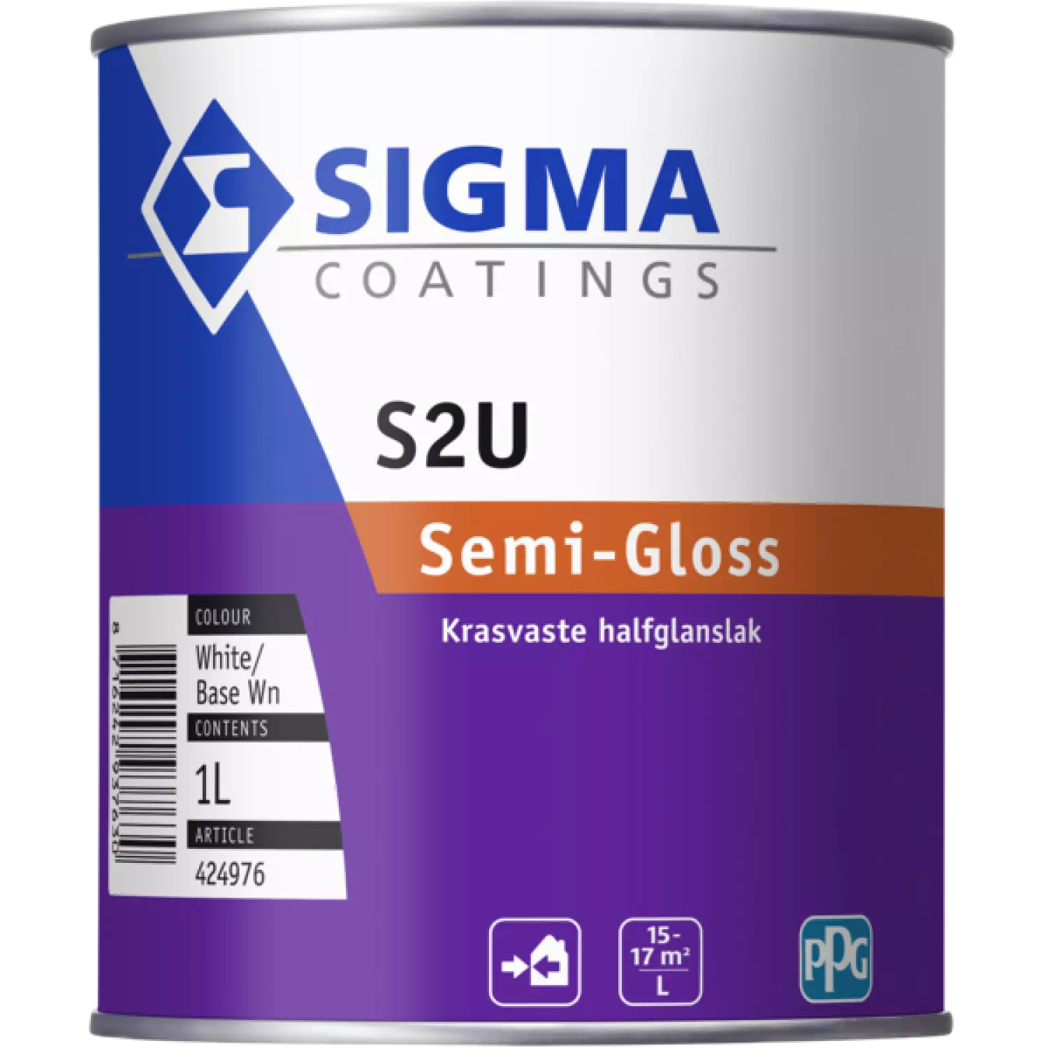 Sigma S2U Semi-Gloss - Op Kleur Gemengd - 1 L