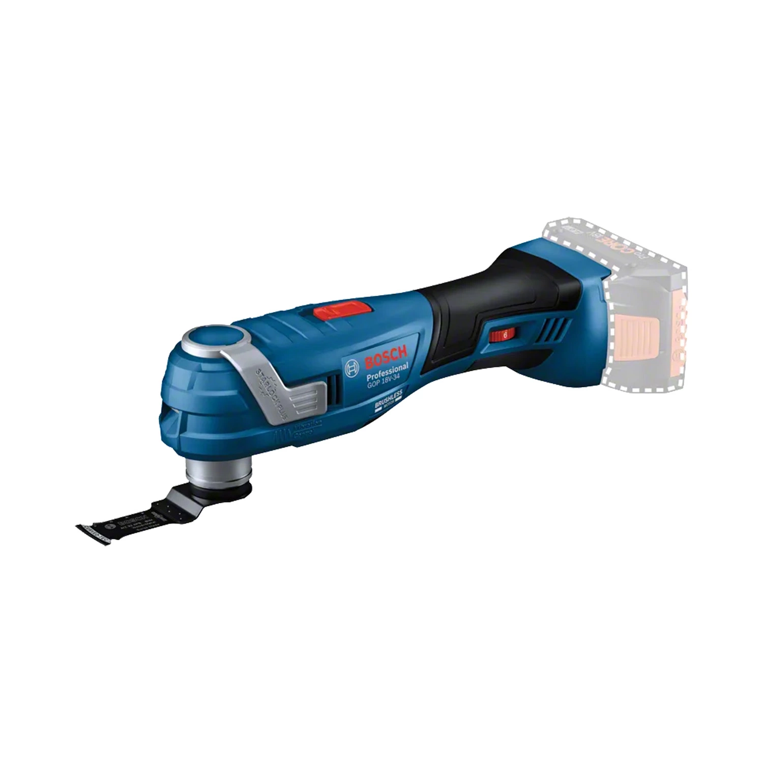 Bosch GOP 18V-34 18V Accu Multitool Body
