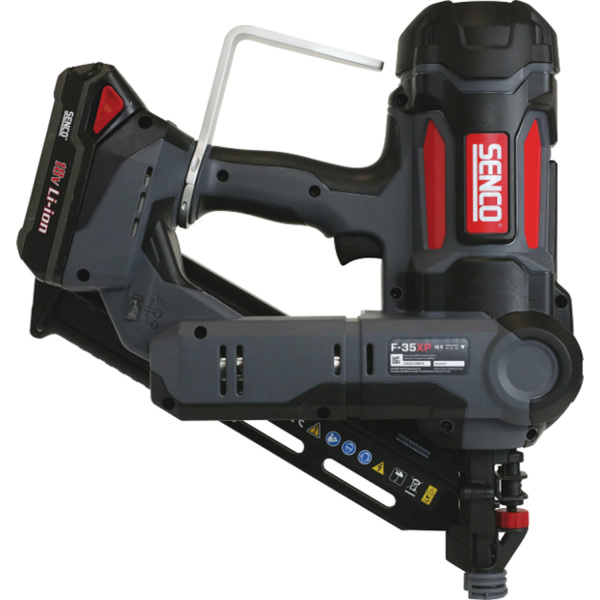 Senco F-35XP 18V Li-Ion Accu Tacker Set (2x 3,0Ah) In Koffer - 2,8-3,8mm - Detailed view of the product