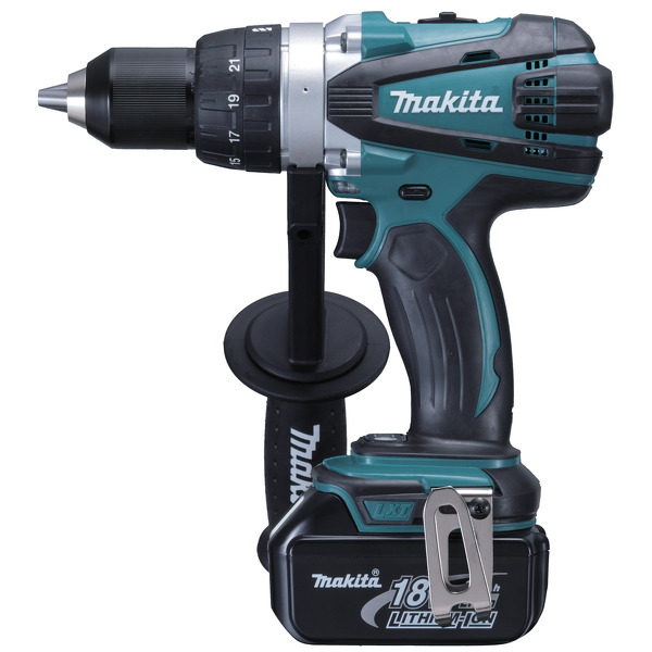 Makita BDF458RFJ 18V Li-Ion Accu Boor-/schroefmachine Set (2x 3.0Ah Accu) In Mbox