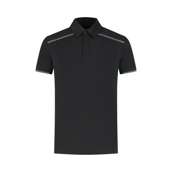 Workman 3406 Poloshirt P2S Innovative - Zwart / Graphite - 7XL afbeelding