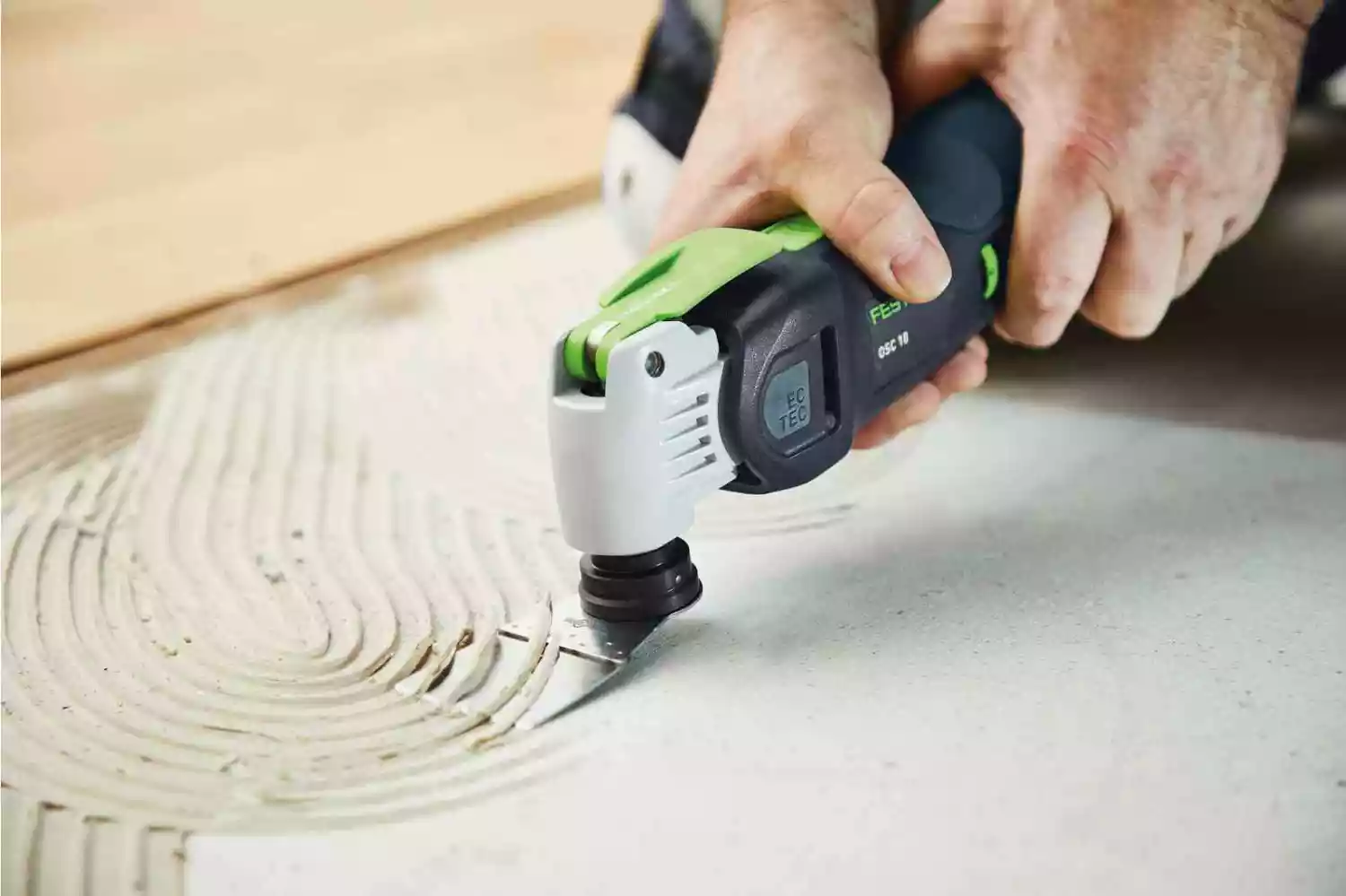 Festool VECTURO OSC 18 HPC4,0 EI-Plus 18V Li-Ion Accu Oscillerende Set (1x 4,0Ah) In Systainer - Koolborstelloos thumbnail 3