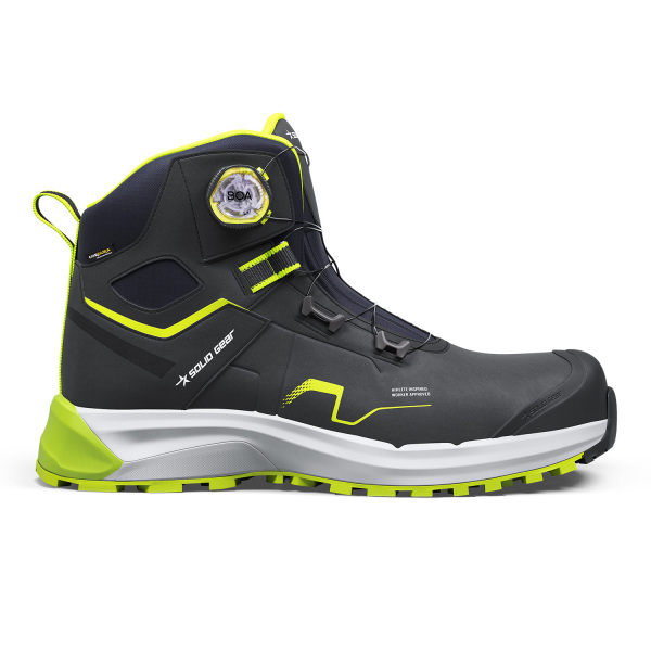 Solid Gear SG80205 Sonar 3 Werkschoen - Hoog - Zwart/groen - Maat 40