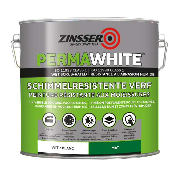 zinsser permawhite matt 1 ltr