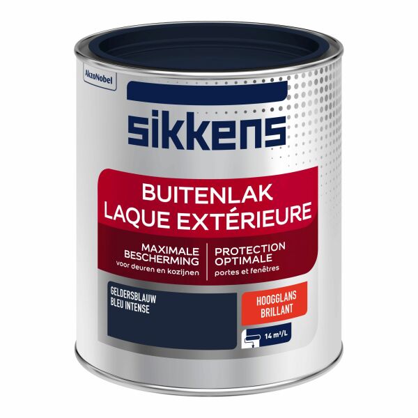 Sikkens Buitenlak Hoogglans - Geldersblauw - 0,75L