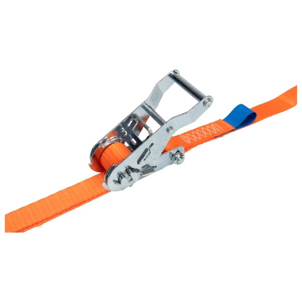 Konvox LAZE1425-0207 Spanband Eindloos Met Ratelgesp HD - 7m X 25mm - 1500 DaN - Oranje - Detailed view of the product