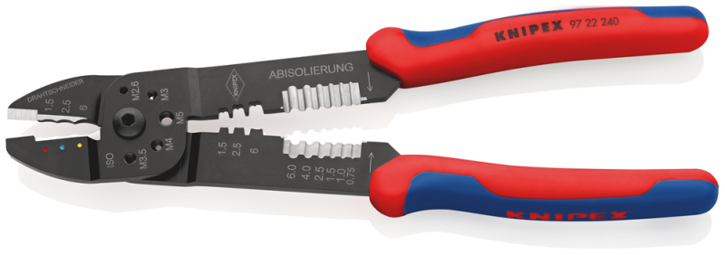 Knipex 9722240 Krimptang - 240mm - Detailed view of the product