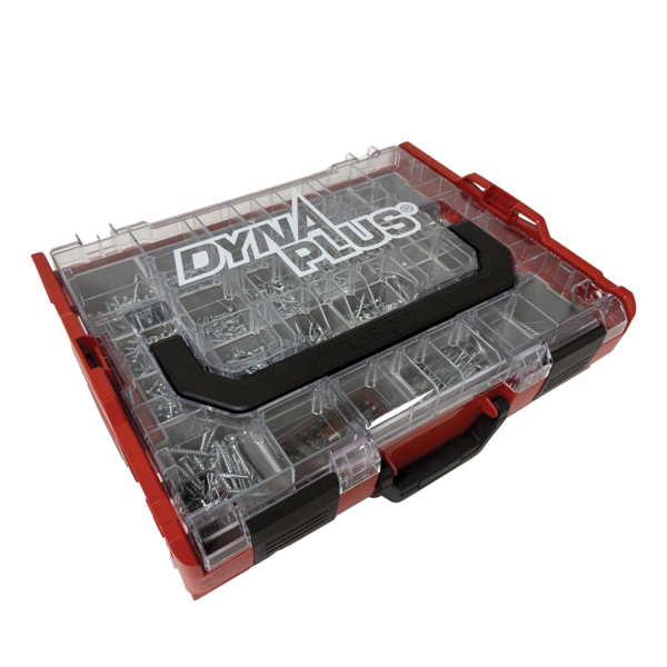 Dynaplus 0289.25.00010 2500-delige L-Boxx Assortimentskoffer - Indoor - Verzinkt - Torx - Inclusief Bitset