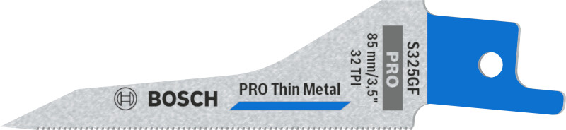 Bosch PRO S325GF Thin Metal Reciprozaagblad - 85mm - Metaal (5st) afbeelding