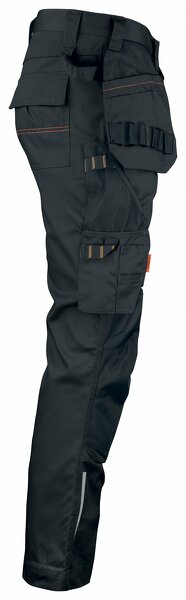 Jobman 2322 Werkbroek Holsterpockets - Maat 50 - Zwart - Detailed view of the product