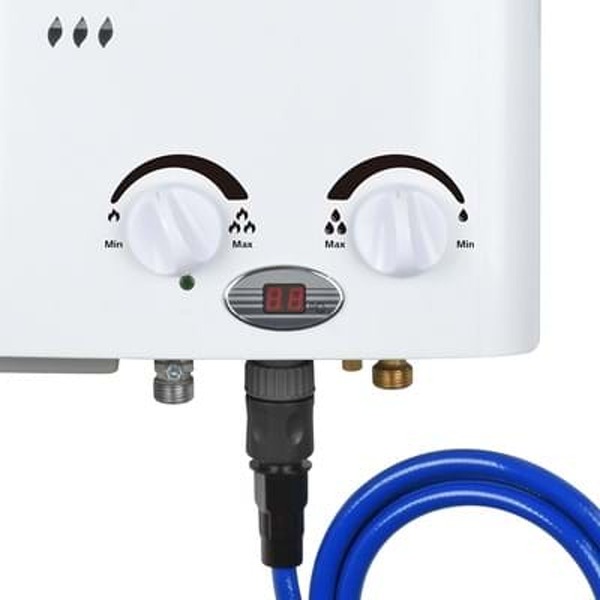 Qlima PGWH 1010 Mobiele Geiser - 5,5L/min - Detailed view of the product