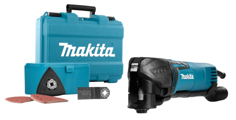 Makita TM3010CX15 Multitool + Accessoires In Koffer - 320 Watt - Detailed view of the product