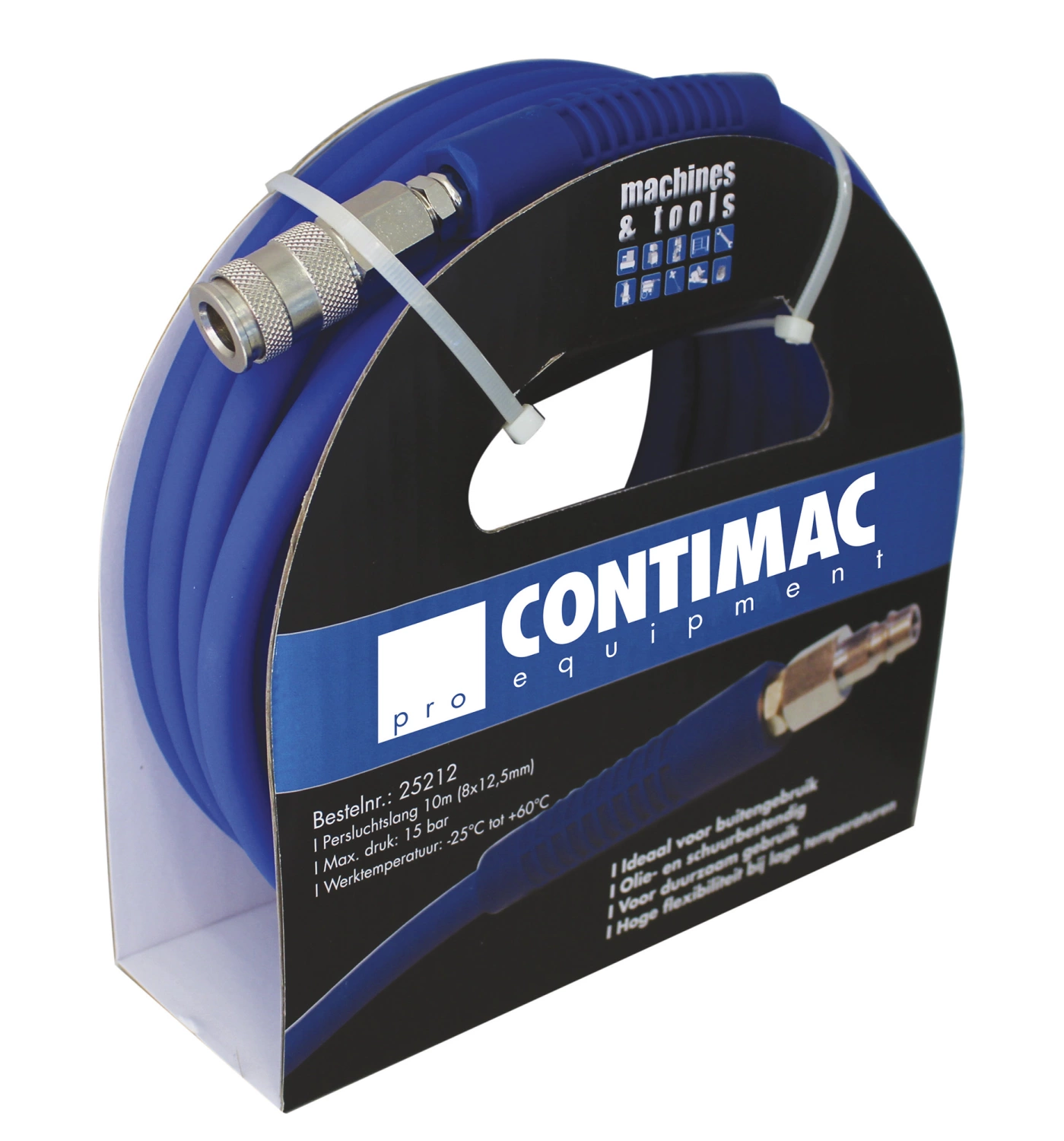 Contimac 25212 Persluchtslang - 10m - 12,5x8mm
