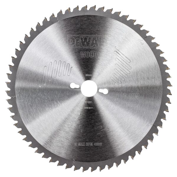 DeWALT DT4331 Extreme Cirkelzaagblad - 305 X 30 X 60T - Multiplex / Hout / MDF