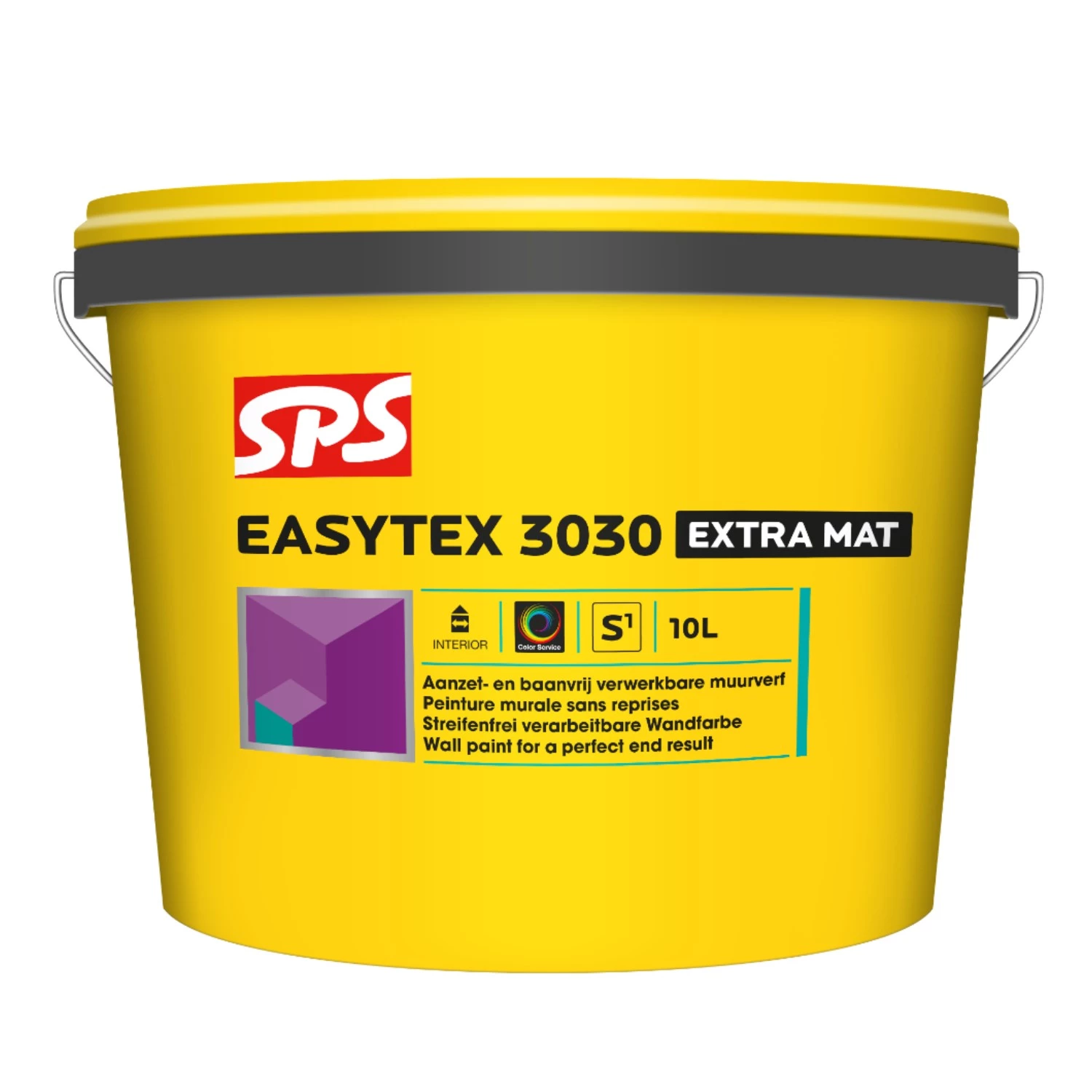 SPS easytex 3030 extra mat wit/p 4 liter - zowel aanzetvrij als baanvrij