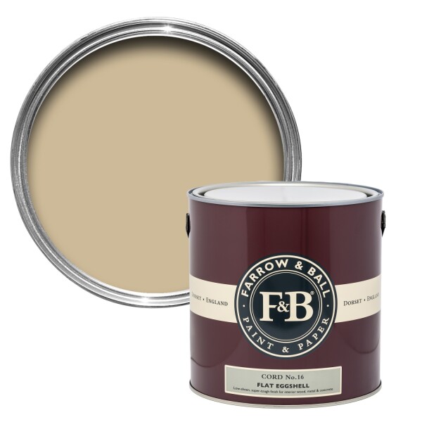 Farrow&Ball Flat Eggshell Cord No.16 - 750ml afbeelding