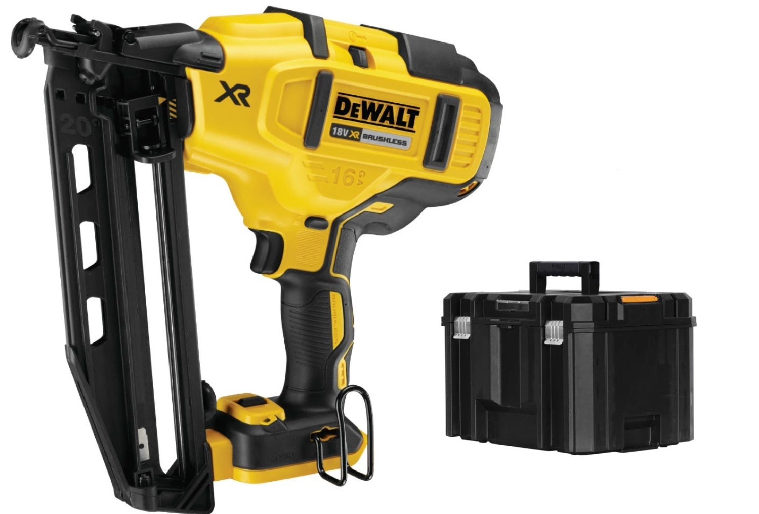 DeWALT DCN660NT-XJ 18V Li-ion XR Accu Afwerktacker Body In TSTAK - 32-63mm - 16 Gauge - Koolborstelloos