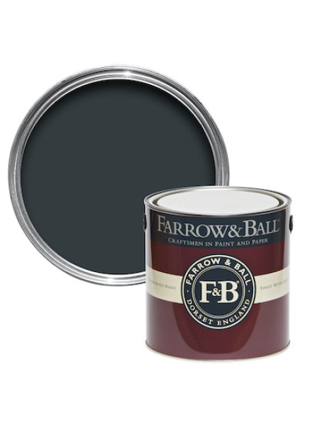 Farrow&Ball Flat Eggshell Black Blue No.95 - 2,5L afbeelding