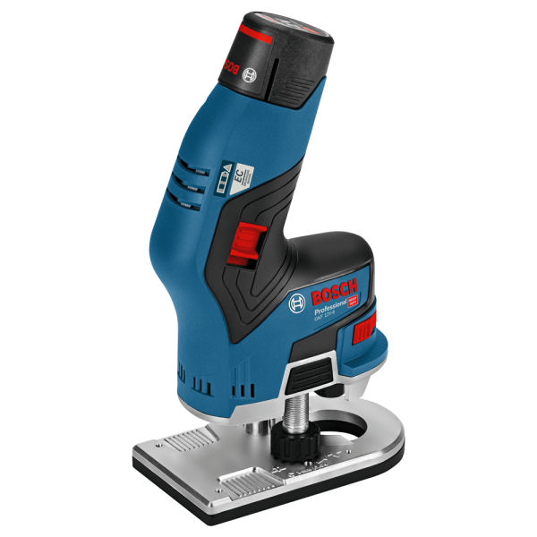 Bosch GKF 12V-8 12V Li-Ion Accu Kantenfrees Set (2x 3.0 Ah Accu) In L-Boxx - Detailed view of the product