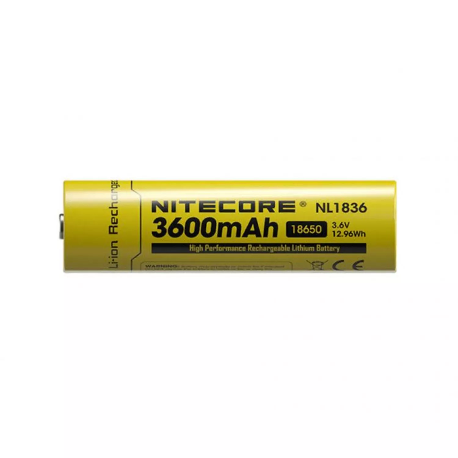 Nitecore NL1836 Oplaadbare 18650 Li-Ion Batterij 3600mAh thumbnail 3