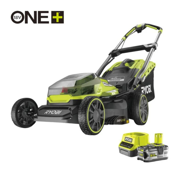 Ryobi RY18LMX40A-150 18V Li-Ion Accu Grasmaaier Set (1x 5.0Ah) - 40cm - Koolborstelloos