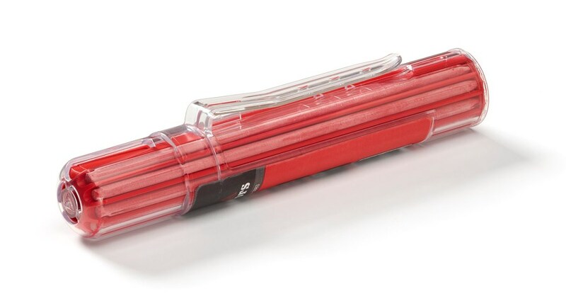 Hultafors HRD-R Markeerpotlood Navulling (10 St) - Rood - Detailed view of the product