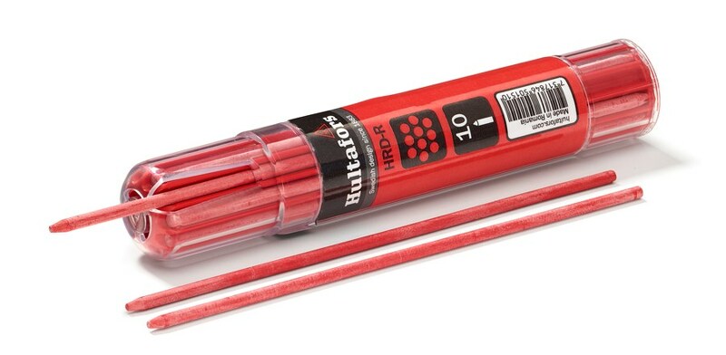 Hultafors HRD-R Markeerpotlood Navulling (10 St) - Rood