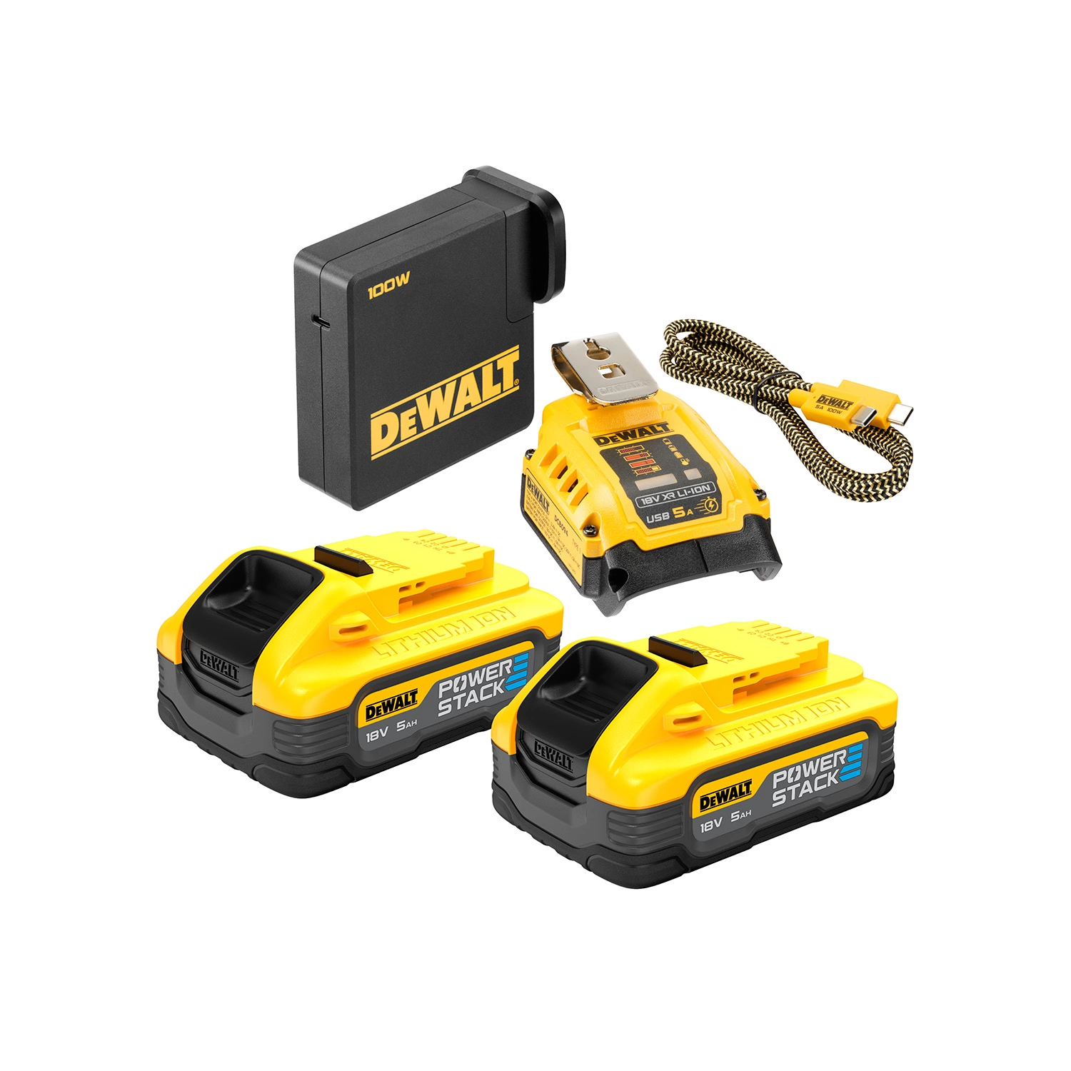 DeWALT DCB094H2 18V Li-ion Accu Laadadapter