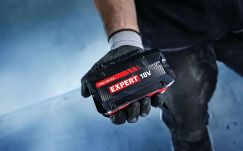 Bosch EXBA18V-55 Accu Starterset (2x 5.5Ah) + Lader - Detailed view of the product