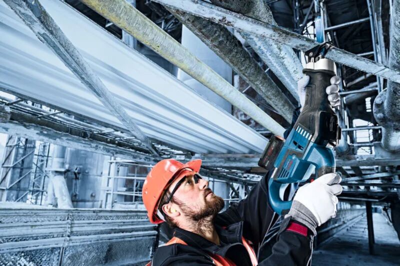 Bosch EXBA18V-55 Accu Starterset (2x 5.5Ah) + Lader - Detailed view of the product