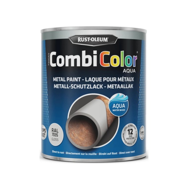 rust-oleum combicolor aqua hoogglans ral 7035 0.75 ltr