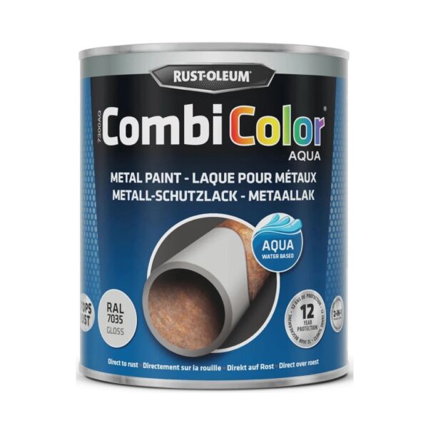 rust-oleum combicolor aqua hoogglans ral 7035 0.75 ltr