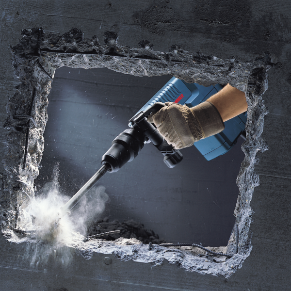 Bosch GSH 11 E SDS-max Breekhamer In Koffer - 1500W - 16,8J - Detailed view of the product