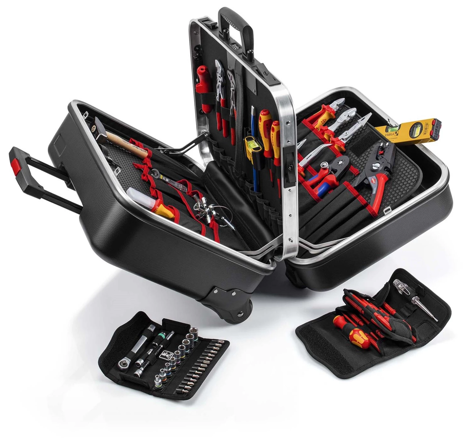 Knipex 00 21 41 BIG Twin Move Elektro Gereedschapset In Koffer - 63-delig