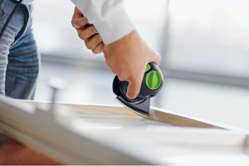Festool 497396 STF Granat Schuurvel - Delta - P180 - 93mm (100st) - Detailed view of the product