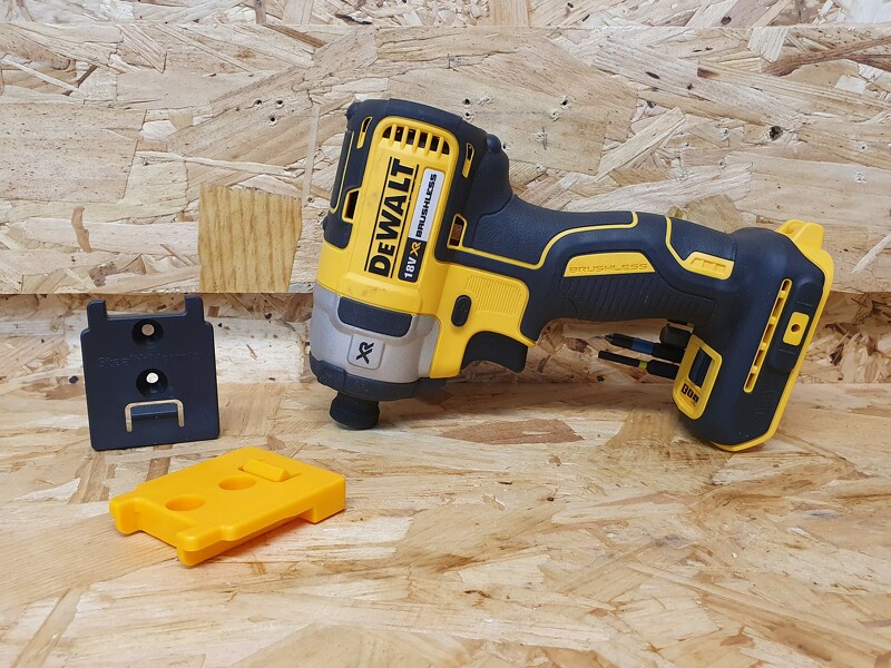 StealthMounts TM-DW18-BLK-4 Machinehouder Voor DeWALT XR - Zwart - 4-pack - Detailed view of the product