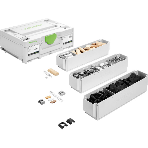 Festool SV-SYS D14 DOMINO Verbindingsassortiment In Systainer - Detailed view of the product