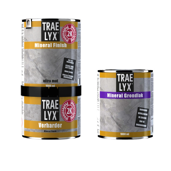 Trae Lyx Mineral Finish 1L Incl. Trae Lyx Grondlak 1L