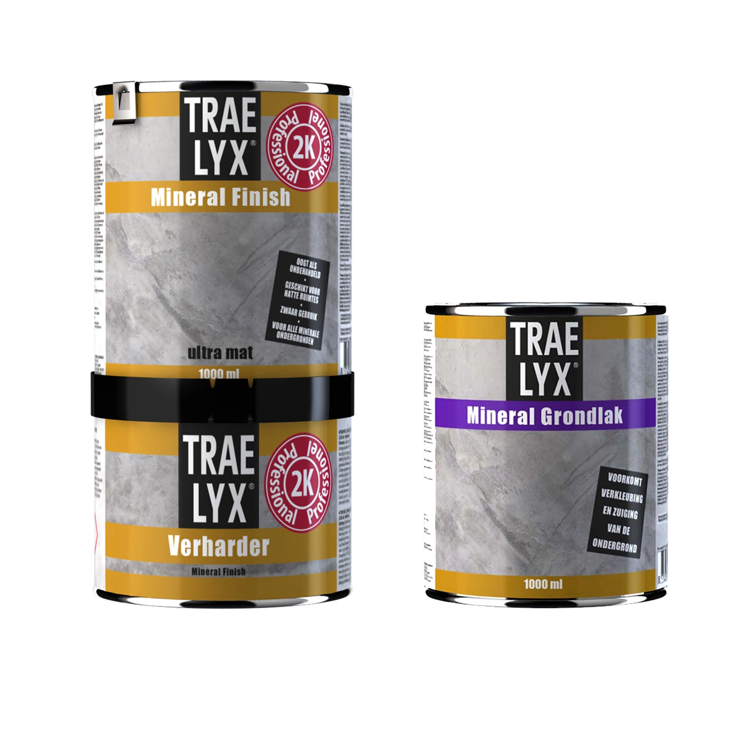Trae Lyx Mineral Finish 1L Incl. Trae Lyx Grondlak 1L afbeelding