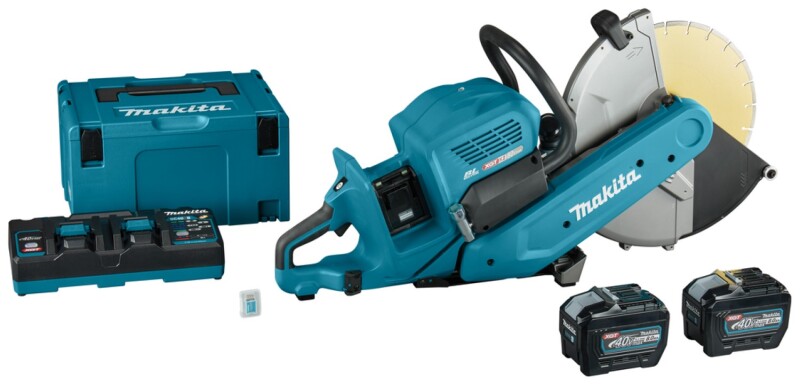 Makita CE002GL204X XGT 2x40 V Max Li-ion Accu Doorslijper Set (2x 8,0Ah) In Doos/Mbox - 355mm