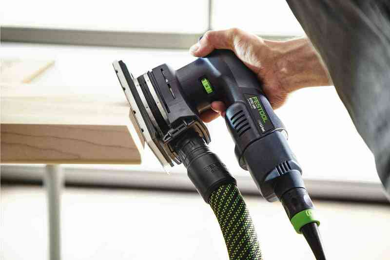 Festool RTSC 400 3,0 I-Plus 18V Li-Ion Accu Vlakschuurmachine Set (2x 3,0Ah) In Systainer - 80 X 130mm - Detailed view of the product