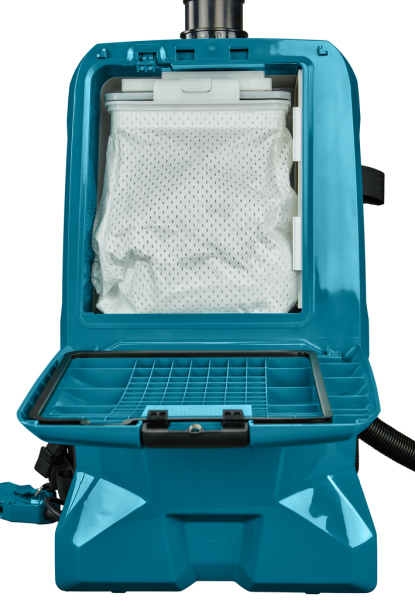 Makita VC012GM2NL1 XGT 40V Max Li-Ion Accu Rugstofzuiger Set (2x 4.0Ah) - 200mbar - Detailed view of the product