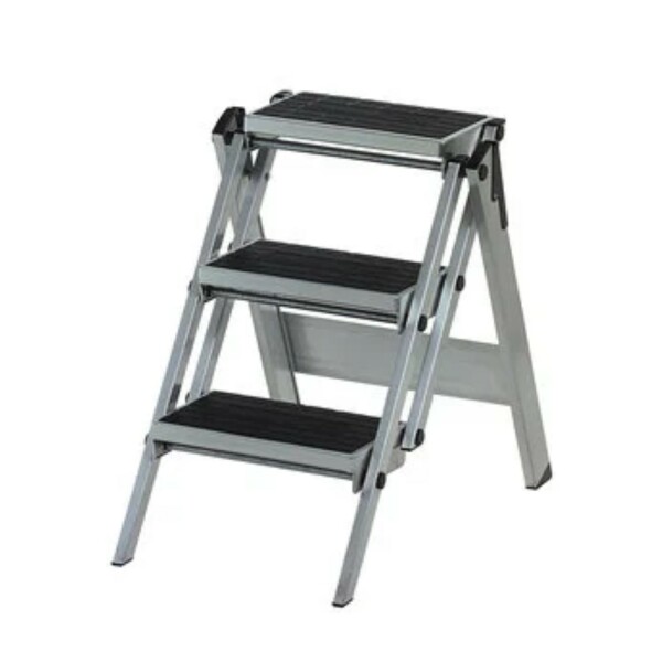 Little Jumbo 1313650300 Trap - Enkel - Aluminium - 3 Treden Kunststof - Max. Werkhoogte 2.70 M. - Detailed view of the product