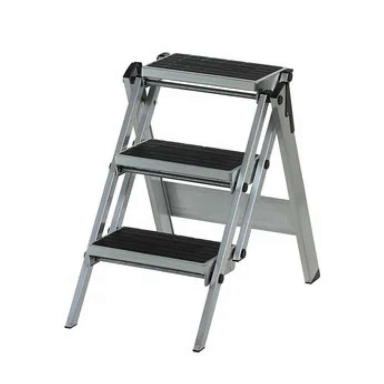 Little Jumbo 1313650300 Trap - Enkel - Aluminium - 3 Treden Kunststof - Max. Werkhoogte 2.70 M. thumbnail 2