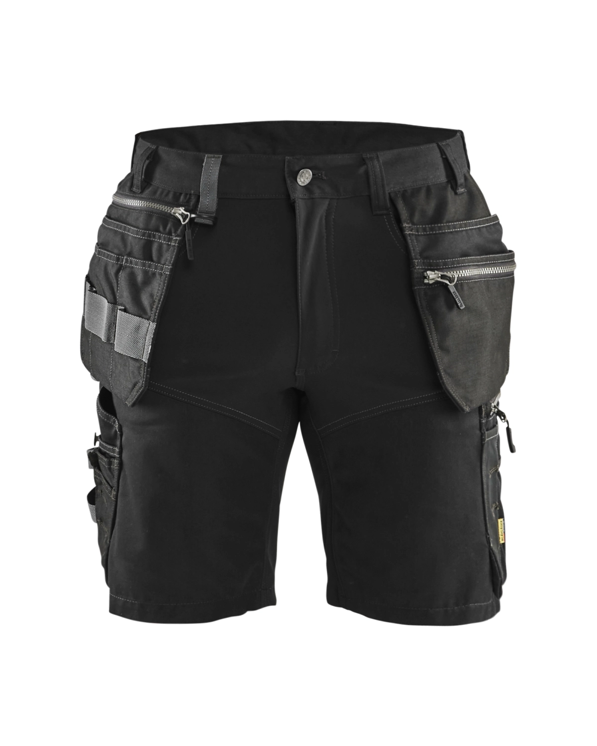 Blåkläder 1598 Werkbroek Kort Met Stretch - Zwart - Maat 50 (M) afbeelding