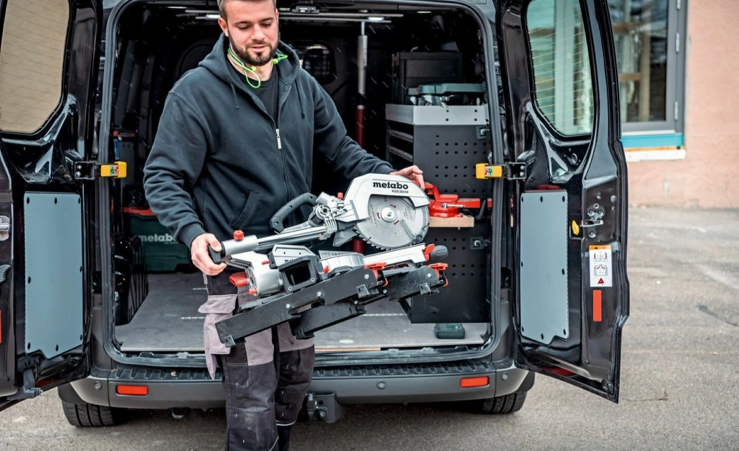 Metabo KGS 254 M Afkortzaag - 1800W - 254 X 30mm - Quick Hendel - Met Onderstel KSU 251 thumbnail 4