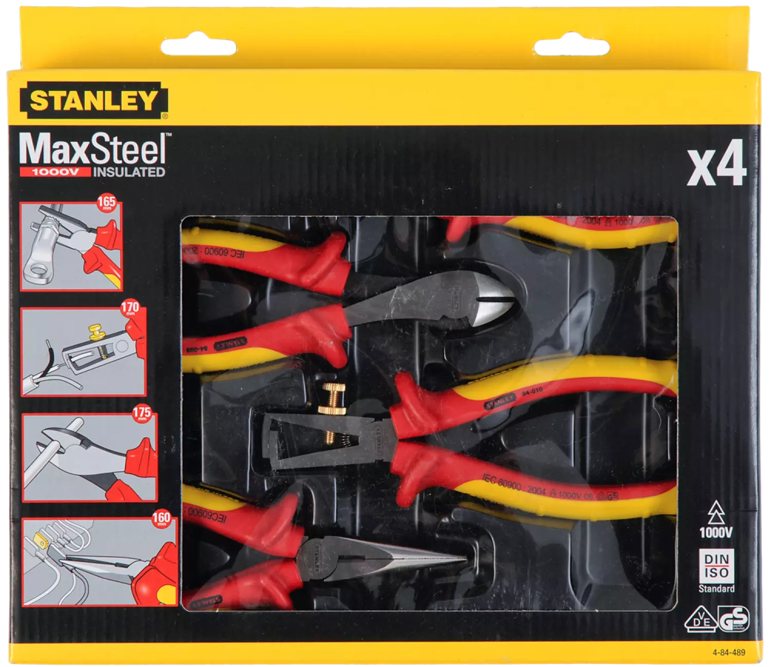 Stanley 4-84-489 4 Delige VDE Tangenset thumbnail 2