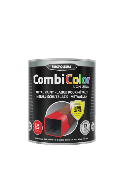 rust-oleum combicolor non zinc gloss ral 3000 0.75 ltr